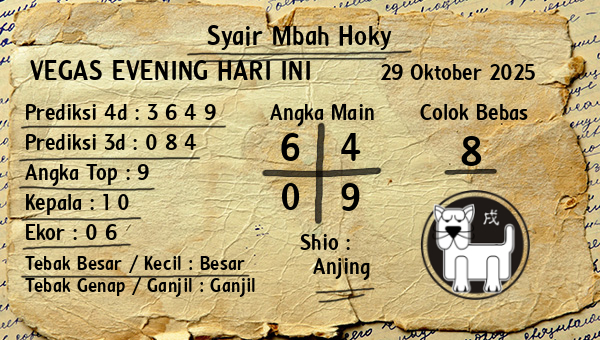 Prediksi Vegas Evening