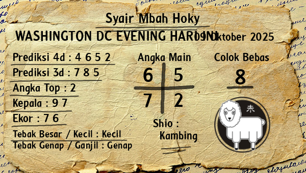 Prediksi Washington Dc Evening