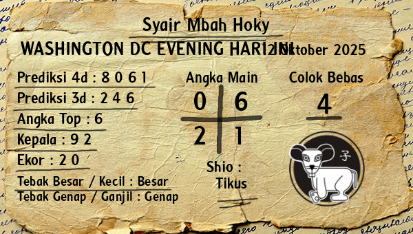 Prediksi Washington Dc Evening