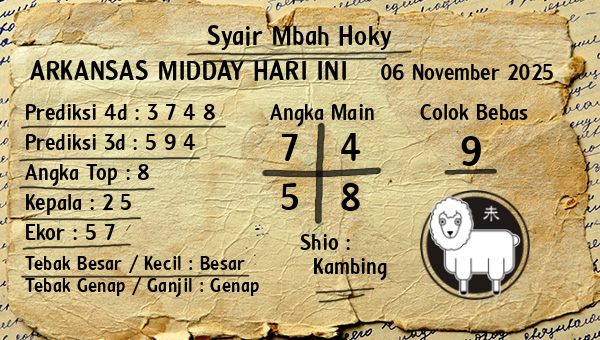 Prediksi Arkansas Midday