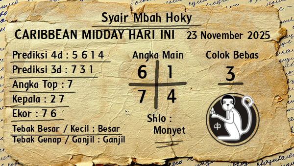 Prediksi Caribbean Midday