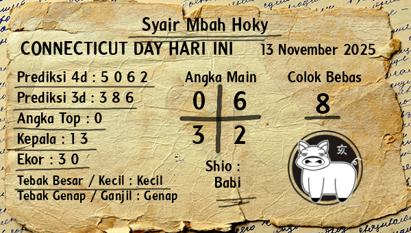 Prediksi Connecticut Day