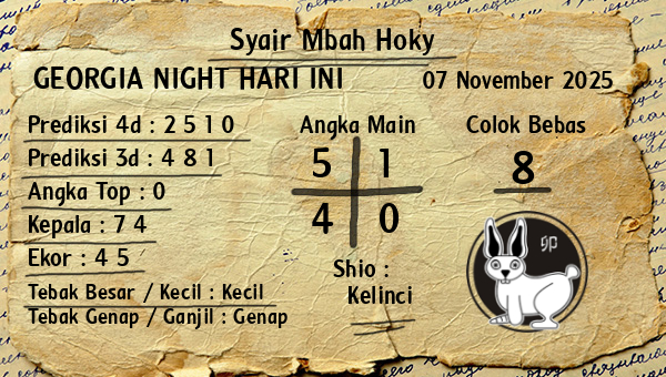 Prediksi Georgia Night