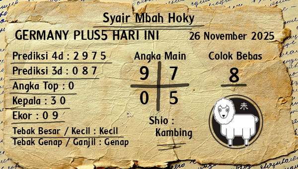 Prediksi Germany Plus5