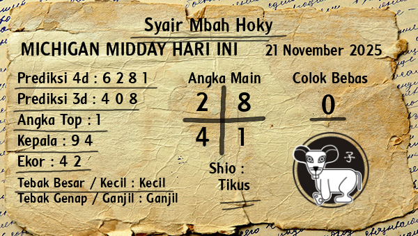 Prediksi Michigan Midday