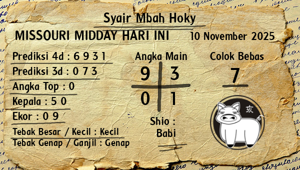 Prediksi Missouri Midday