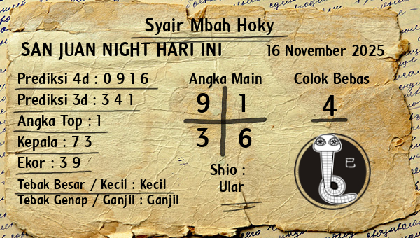 Prediksi San Juan Night