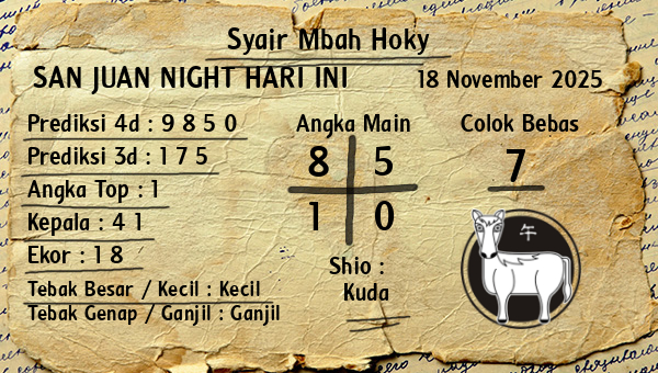 Prediksi San Juan Night