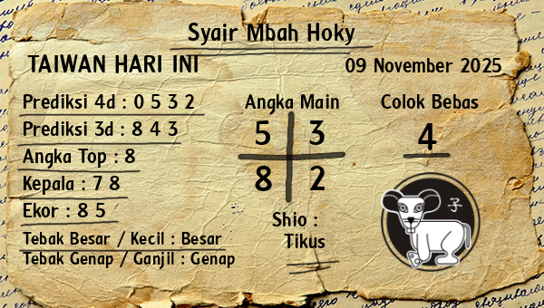Prediksi Taiwan