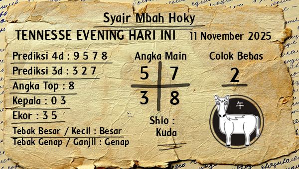 Prediksi Tennesse Evening