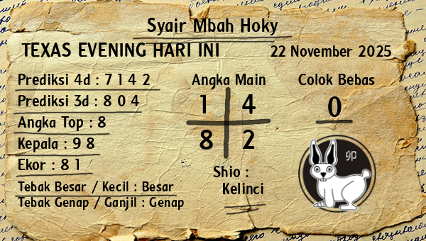 Prediksi Texas Evening