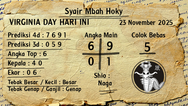 Prediksi Virginia Day