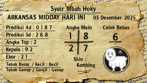 Prediksi Arkansas Midday