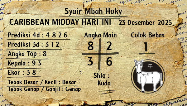 Prediksi Caribbean Midday