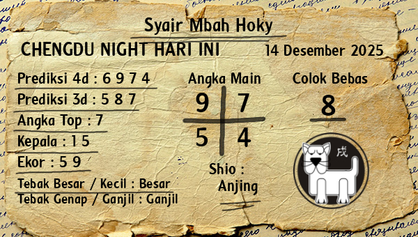 Prediksi Chengdu Night