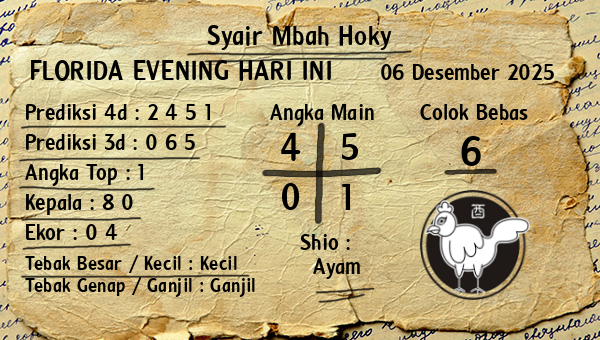 Prediksi Florida Evening