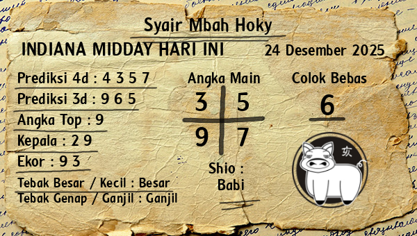 Prediksi Indiana Midday