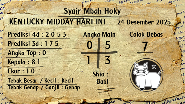 Prediksi Kentucky Midday