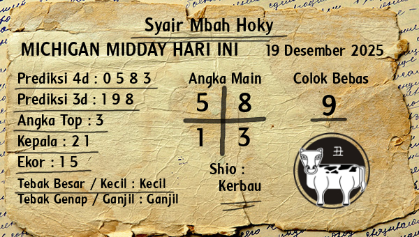 Prediksi Michigan Midday