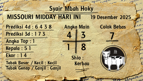 Prediksi Missouri Midday
