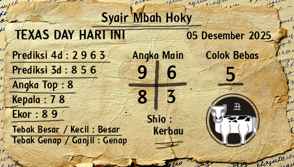 Prediksi Texas Day