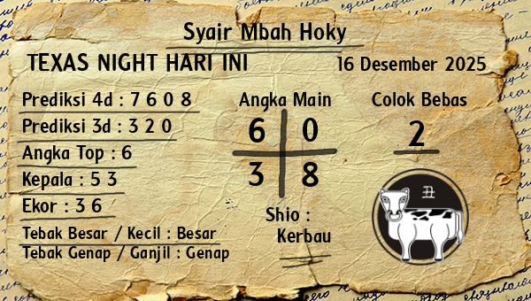 Prediksi Texas Night