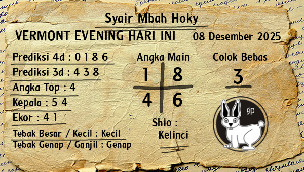 Prediksi Vermont Evening