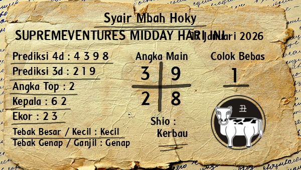 Prediksi Supremeventures Midday