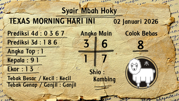 Prediksi Texas Morning