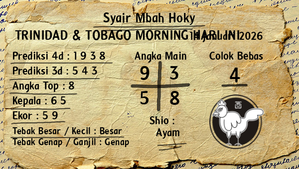 Prediksi Trinidad & Tobago Morning