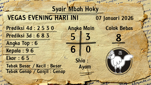 Prediksi Vegas Evening