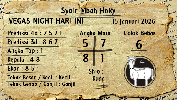 Prediksi Vegas Night