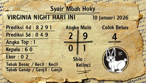 Prediksi Virginia Night