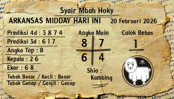 Prediksi Arkansas Midday