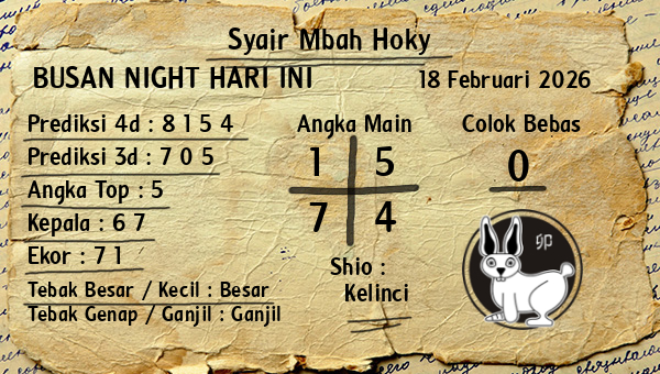 Prediksi Busan Night