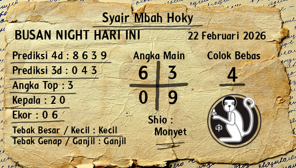 Prediksi Busan Night