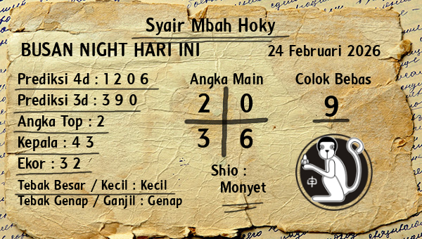 Prediksi Busan Night