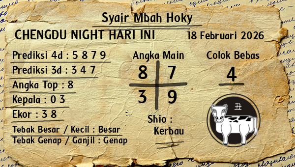 Prediksi Chengdu Night