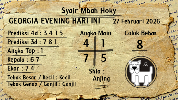 Prediksi Georgia Evening
