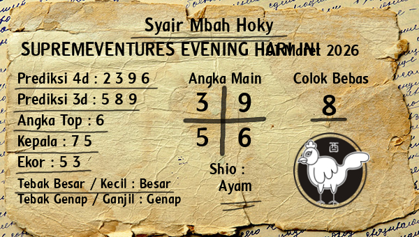 Prediksi Supremeventures Evening