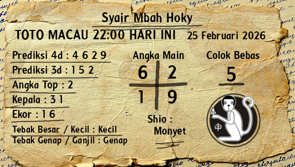 Prediksi Toto Macau 22:00