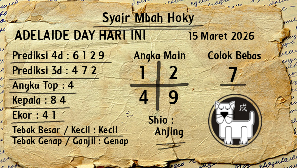 Prediksi Adelaide Day