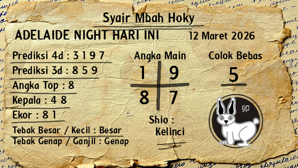 Prediksi Adelaide Night