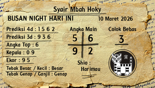 Prediksi Busan Night