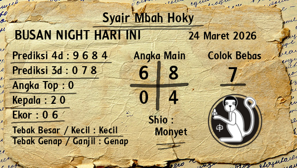 Prediksi Busan Night