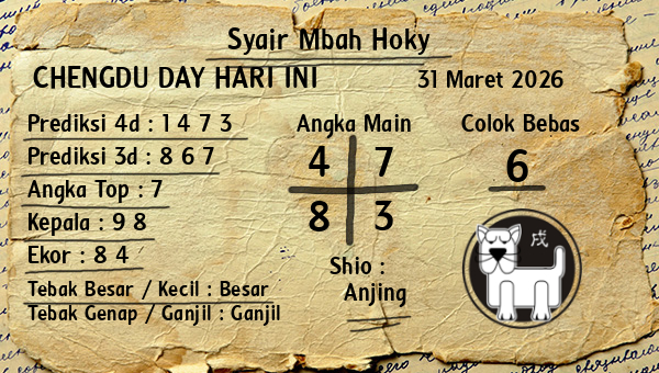 Prediksi Chengdu Day