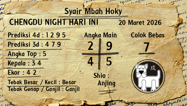 Prediksi Chengdu Night