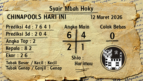 Prediksi Chinapools