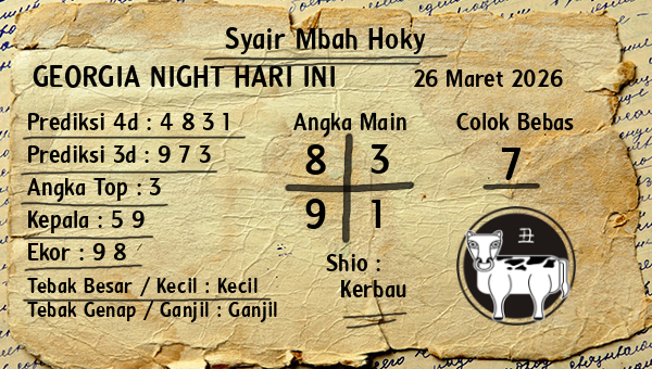 Prediksi Georgia Night