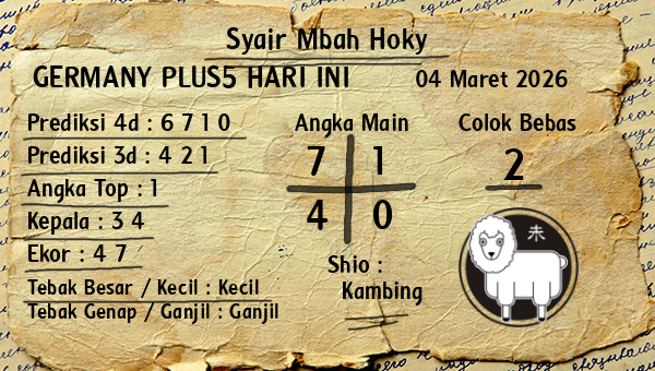 Prediksi Germany Plus5